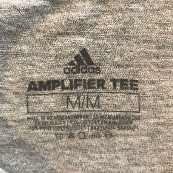 Adidas Southern Utah University Thunderbirds T Shirt Mens Medium Gray Cotton - Picture 4 of 7